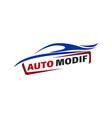 cars and auto detailing logo design concept vector image vector image