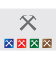 hammer icon vector image vector image