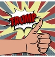america supporting donald trump vector image