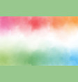 rainbow watercolor splash background with copy vector image
