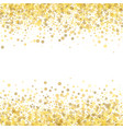 abstract pattern of falling snowflakes vector image