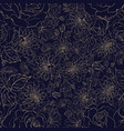 seamless pattern from chrysanthemums vector image