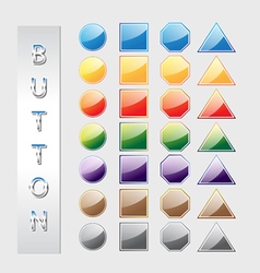 Button Royalty Free Vector Image - VectorStock
