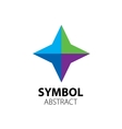 abstract logo vector image