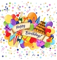 Festive Celebration Happy Birthday background Vector Image