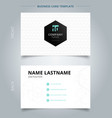 creative business card and name template vector image