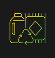 rugs from recycled materials gradient icon vector image vector image