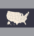 poster map united states america vector image vector image
