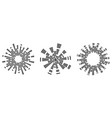 circle sound wave audio music equalizer round vector image