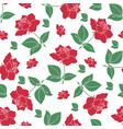seamless background of flowers vector image