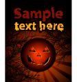 halloween background vector image
