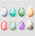 watercolor easter holiday cards tags banners set vector image vector image
