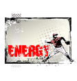 baseball poster background vector image