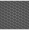 3d monochromatic honeycomb pattern background vector image