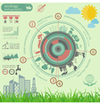 environment ecology infographic elements vector image