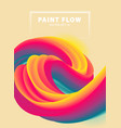 colorful flow vector image