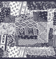 bandana paisley native american traditional fabric vector image vector image