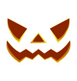 eyes nose and mouth for halloween vector image