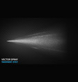 transparent water spray cosmetic white fog vector image