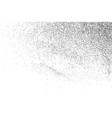 abstract grainy texture isolated on white vector image