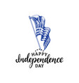 independence day of united states of americahand vector image