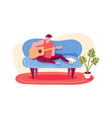 learning play guitar at home beginner musician vector image vector image