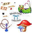 wonderland set vector image