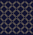 abstract arabic seamless patterndark blue vector image vector image