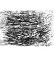 black grainy texture isolated on white background vector image