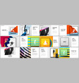 presentation design templates multipurpose vector image vector image