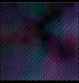 abstract dark halftone dotted background vector image