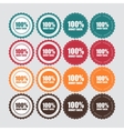 money back golden label vector image