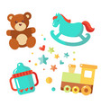 baby icons vector image