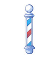 barbers pole outdoor sign used to signify work vector image