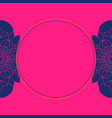 diwali festival rangoli indian frame vector image vector image