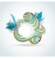 floral banner vector image vector image