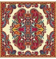 traditional ornamental floral paisley bandanna vector image