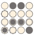 vintage badges labels and logo template design vector image