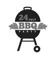 barbecue or grill party summer holiday picnic vector image