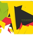 background abstract polygon triangles vector image