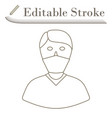 medical face mask icon vector image