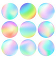 abstract colorful spheres vector image