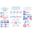 infographic elements vector image vector image