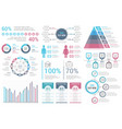 infographic elements vector image