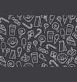 deserts background seamless pattern vector image