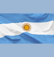 flag argentine republic vector image vector image
