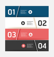 modern design template used for number banner vector image vector image