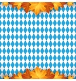 oktoberfest design autumn blue background b vector image