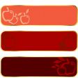 seasonal banners vector image vector image