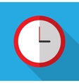 wall clock icon vector image vector image